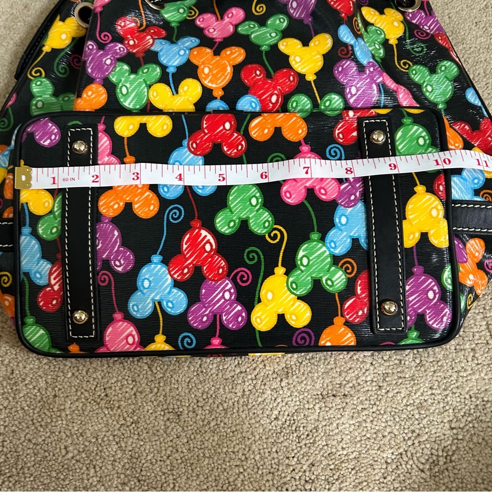 Dooney & Bourke Disney Parks Mickey Ballloons Anniversary Drawstring Purse Bag - Picture 5 of 11